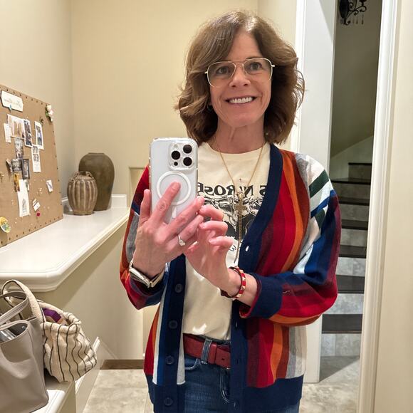 VALENTINO GARAVINO Rockstud Leather Bracelet in Red - Picture 3 of 12